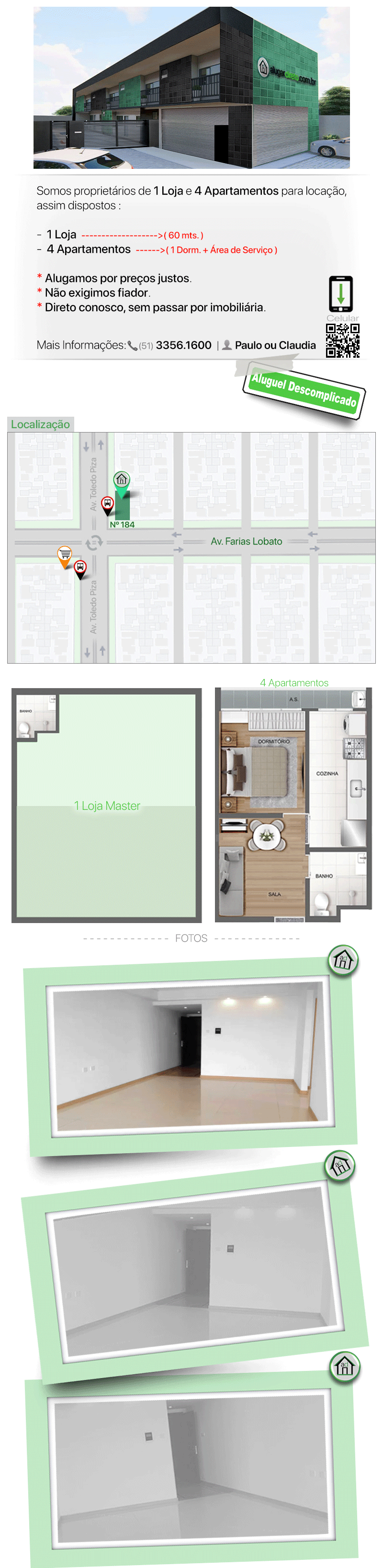 Apartamentos para Alugar